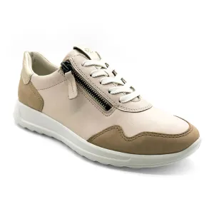 ECCO Women's Flexure Runner Beige/Limestone/Pure White Gold