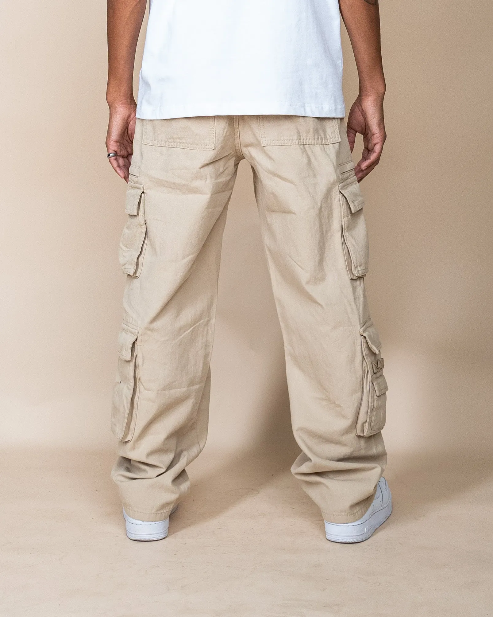 EPTM CANVAS CARGO PANTS - KHAKI