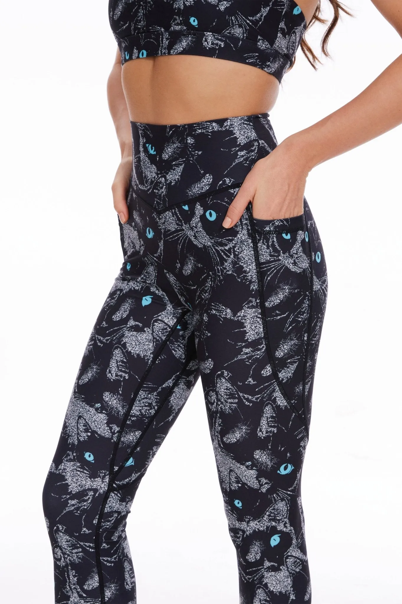 Fantastic Cat High-waisted Leggings