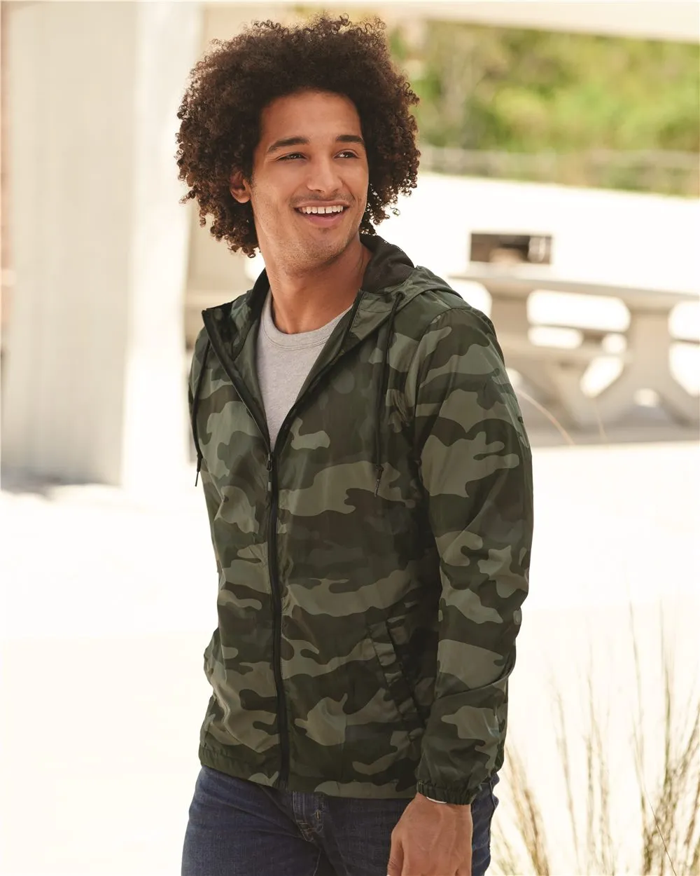 Georgia State Windbreaker - Lightweight Full Zip