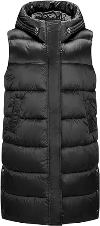 Giolshon Women Vest Quilted Lightweight Puffer Coat