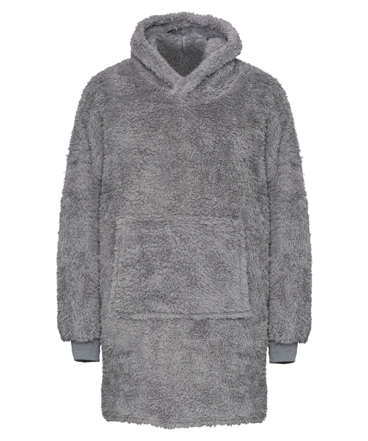 Grey - The Ribbon teddy bear fabric hoodie