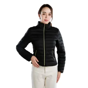 High Collar Quilted Jacket