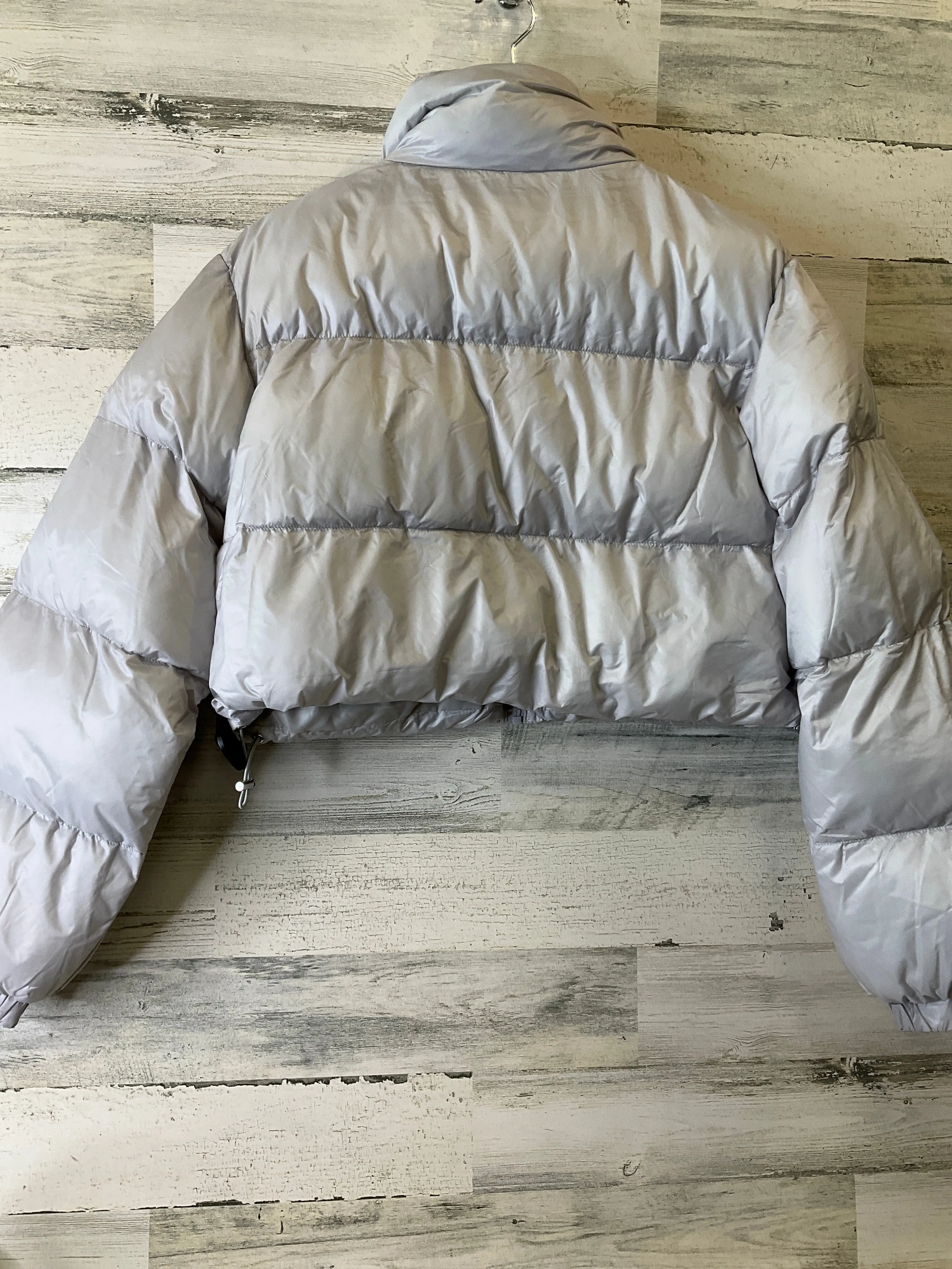 Jacket Puffer & Quilted By Cme In Grey, Size: L
