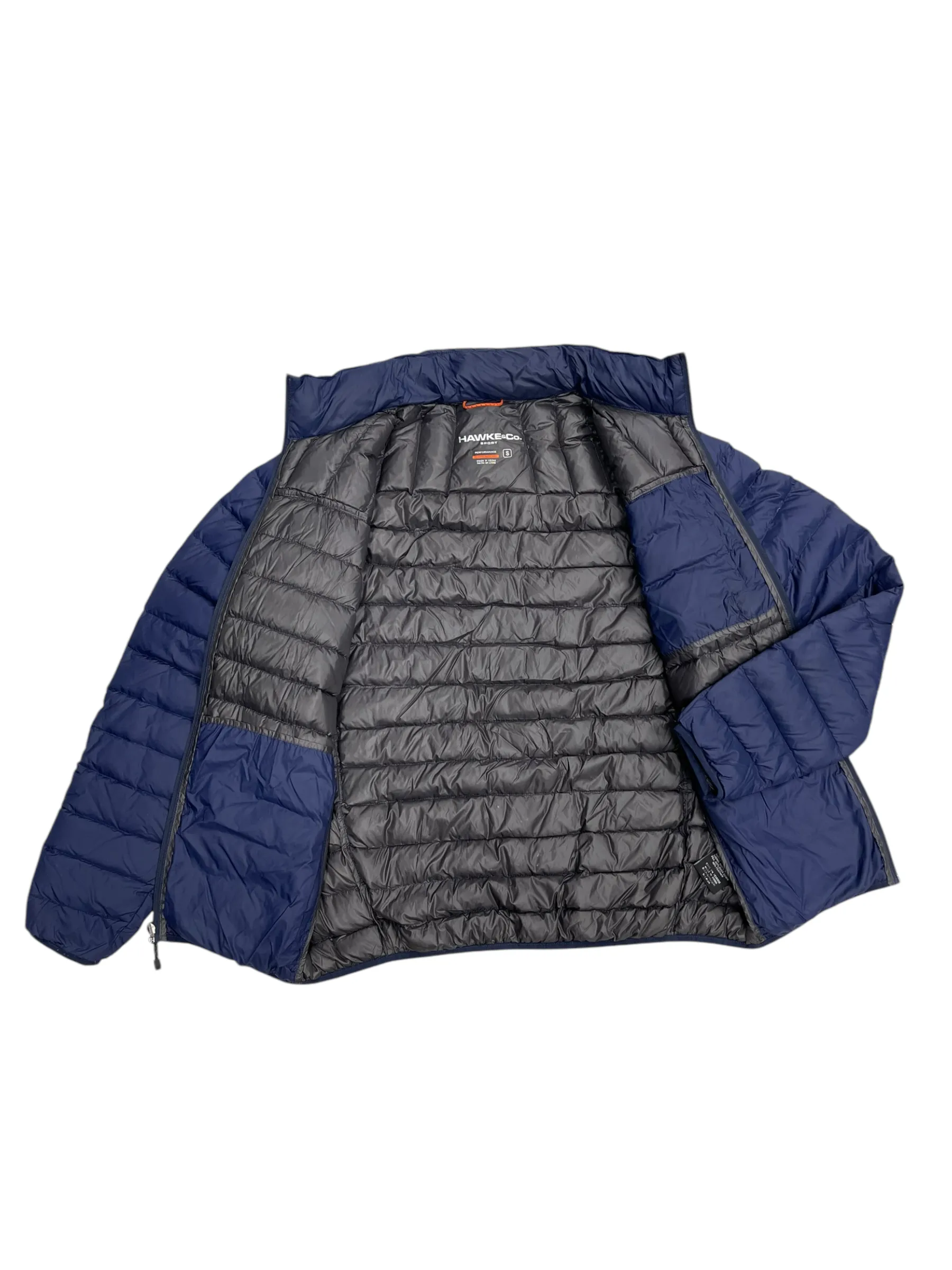 Jacket Puffer & Quilted By Hawk & Co In Navy, Size: S