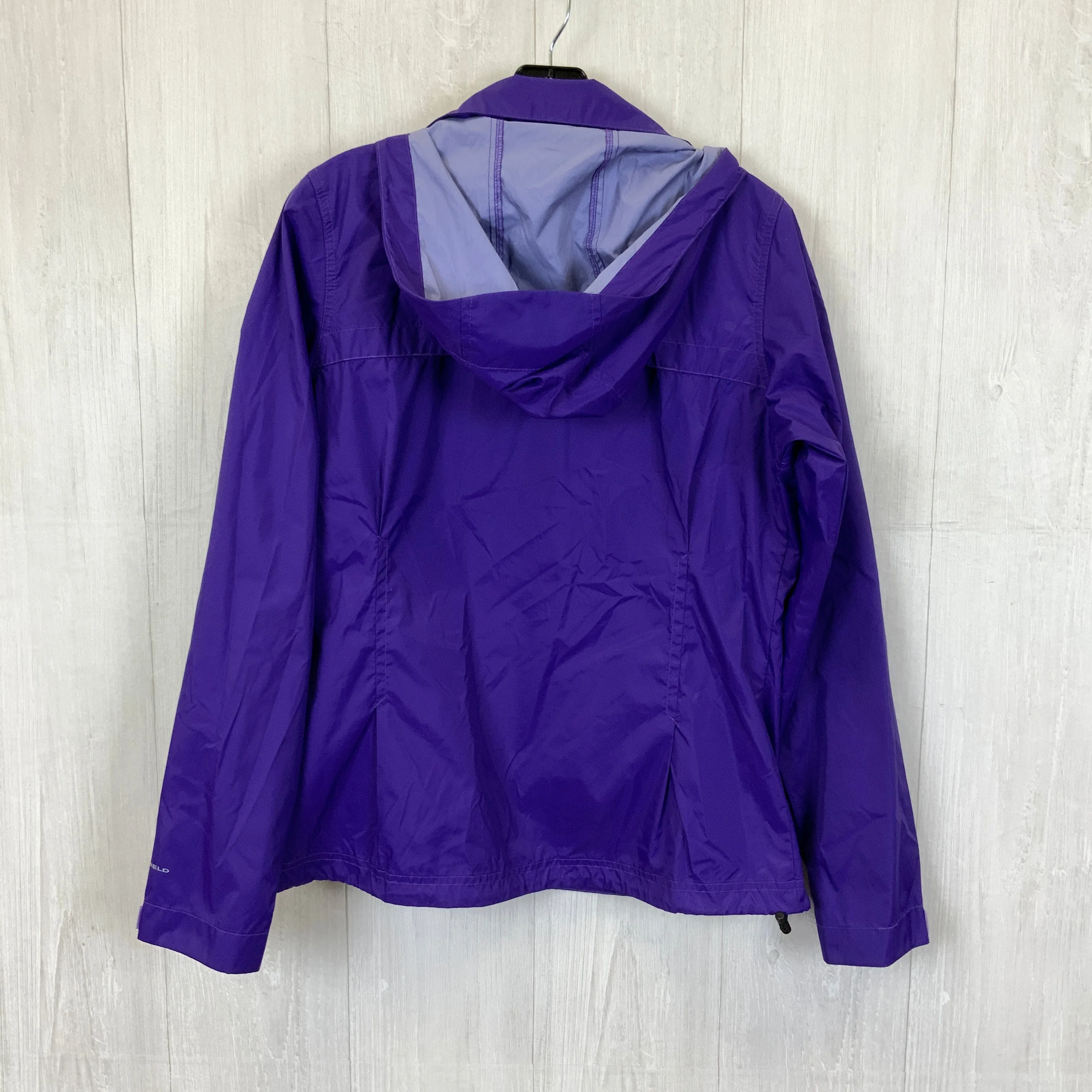 Jacket Windbreaker By Columbia In Purple, Size: M