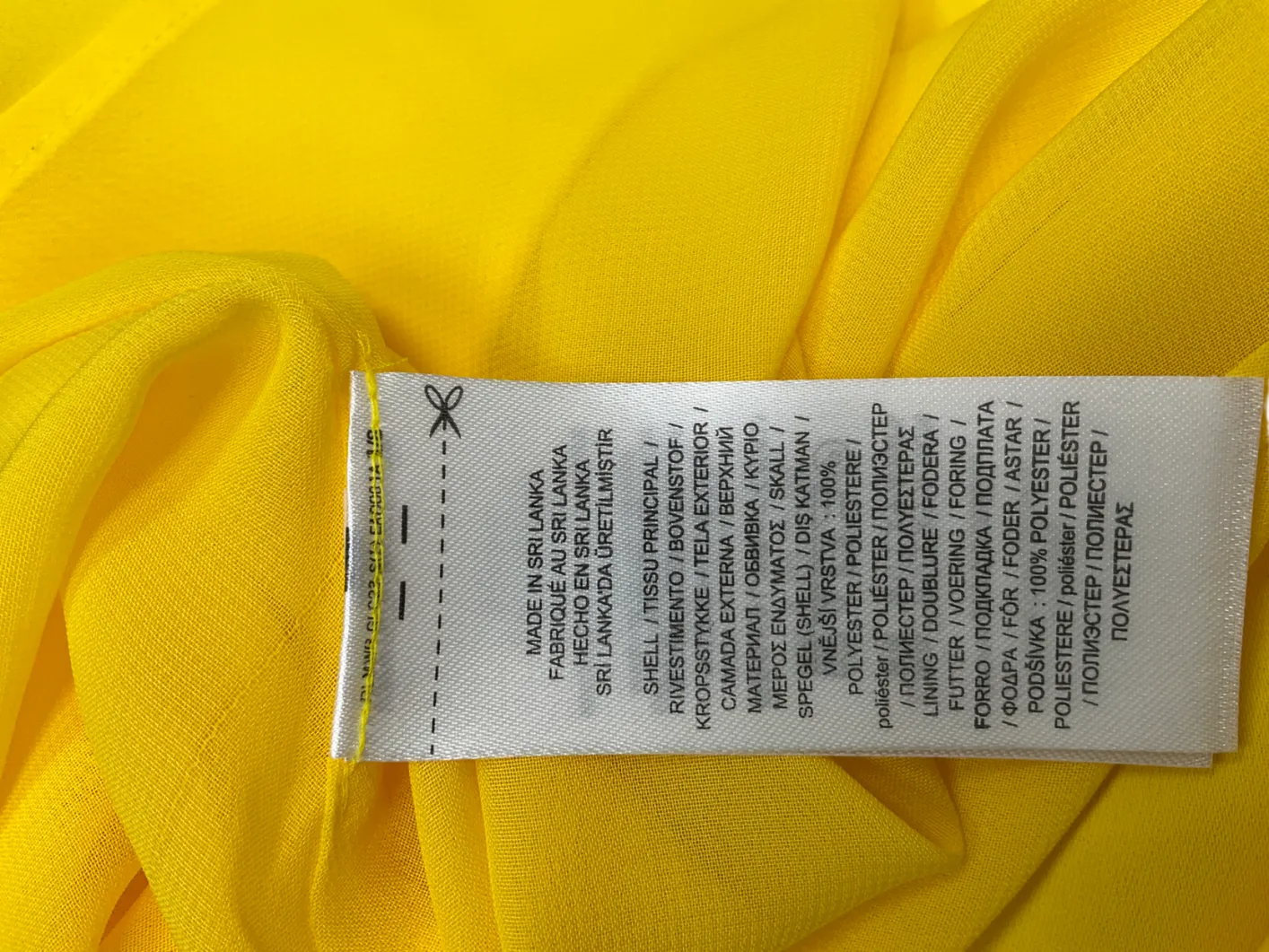 Lauren Ralph Lauren Yellow Sleeveless Belted Dress UK 10