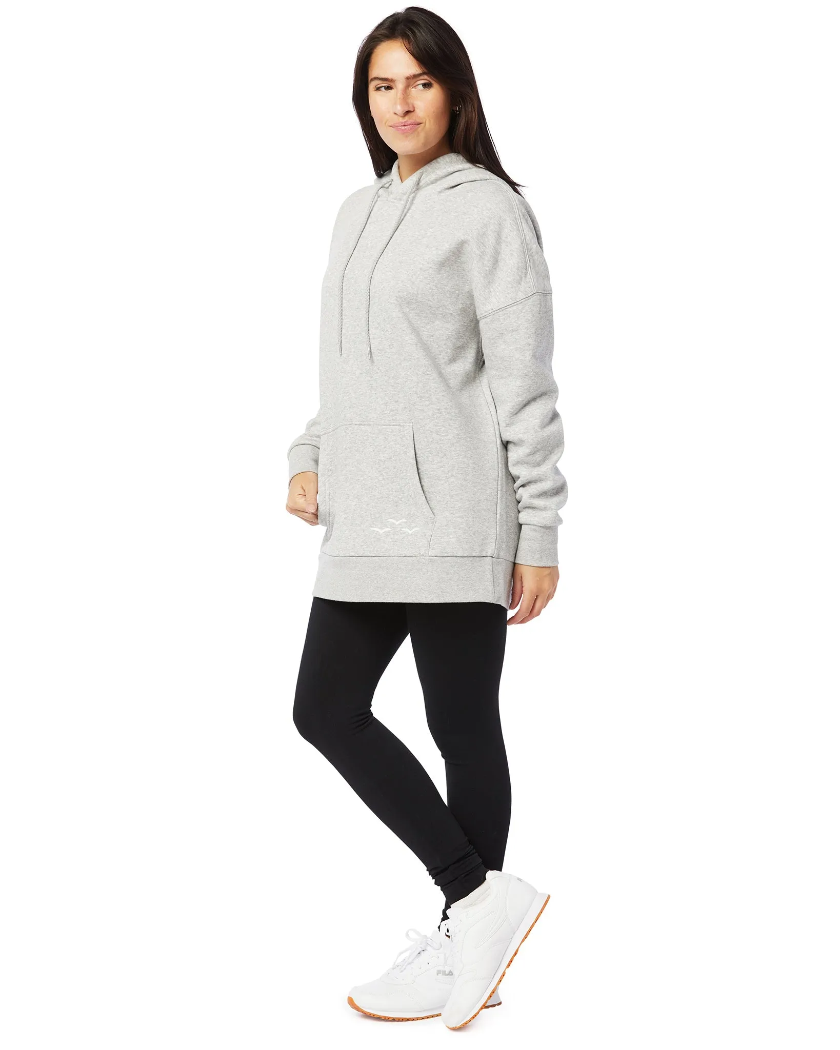 Lazypants Cooper Fleece Oversized Hoodie - Womens -  Classic Grey