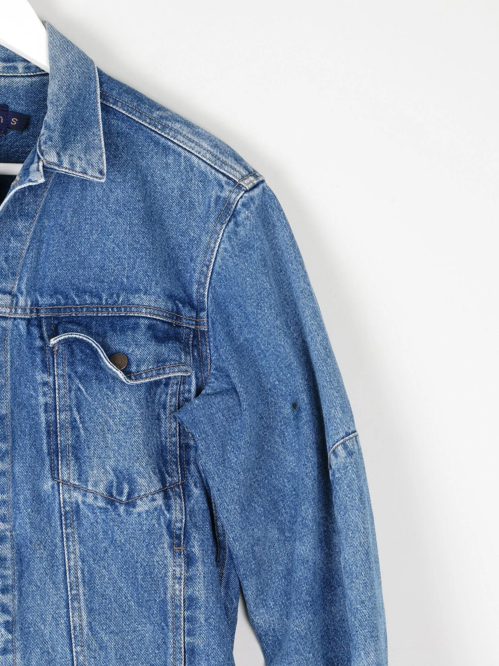 Men’s Blue Calvin Klein Vintage Denim Jacket S