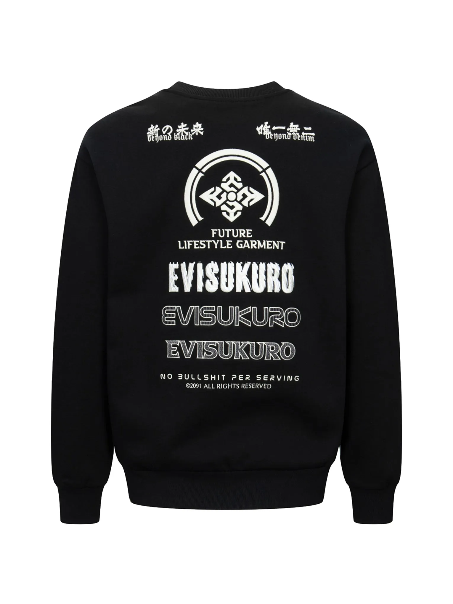 Multiple Graphics Print Relaxed Fit Sweatshirt