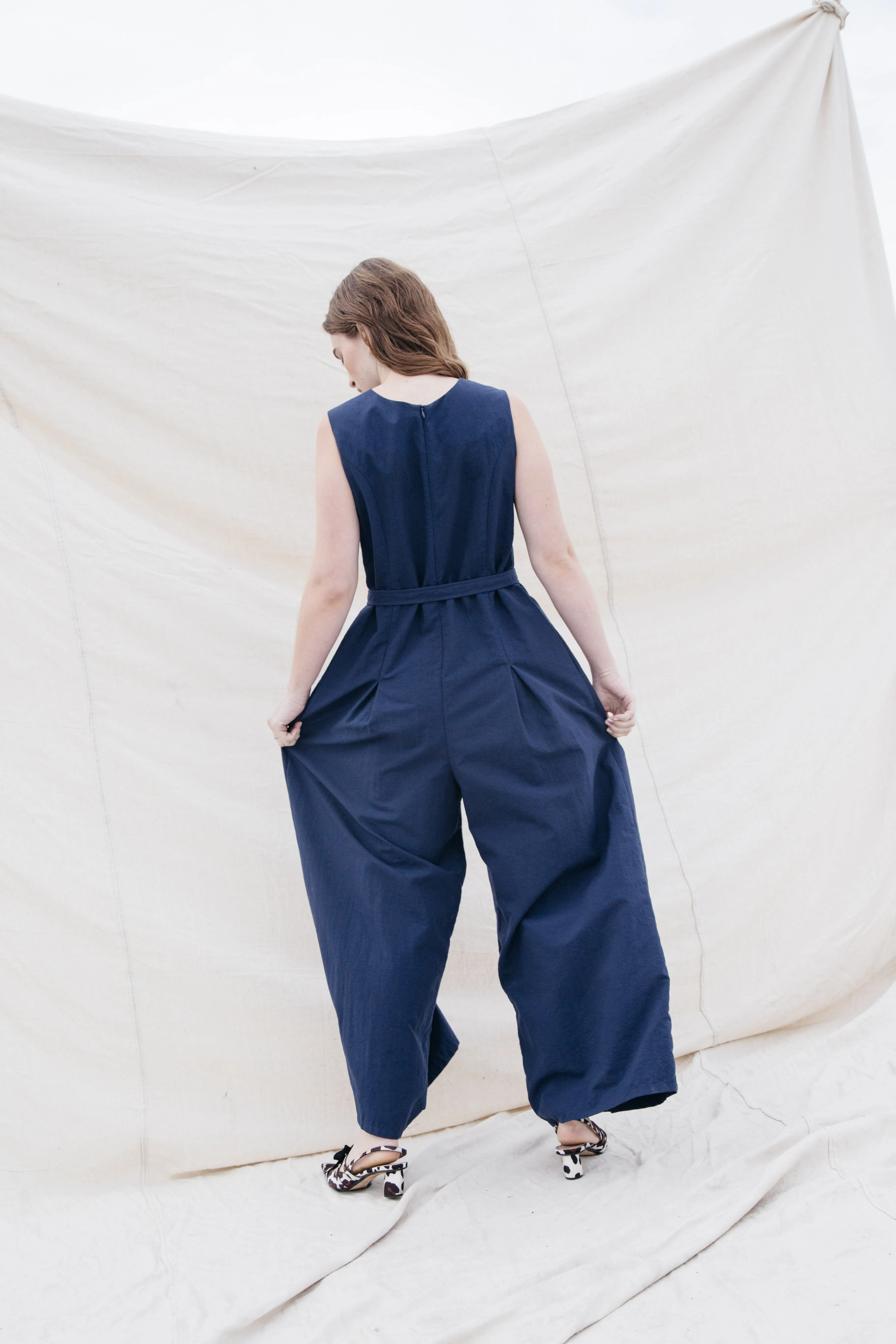 Nella Jumpsuit - Navy