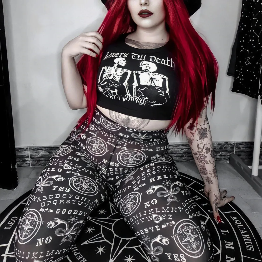 Ouija Board High Waisted Leggings
