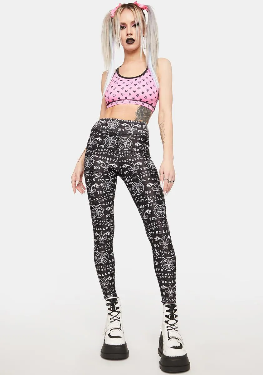Ouija Graphic Leggings