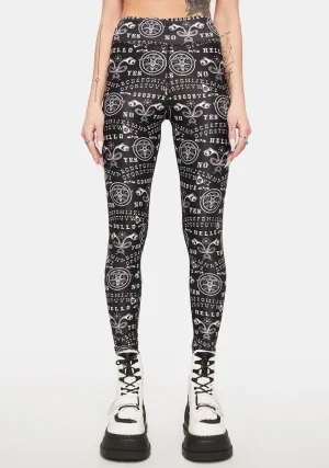 Ouija Graphic Leggings
