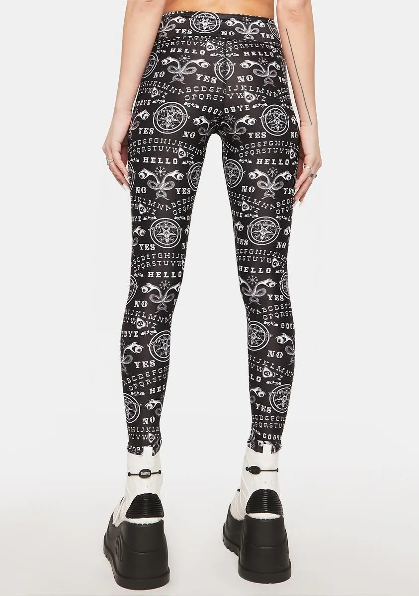 Ouija Graphic Leggings