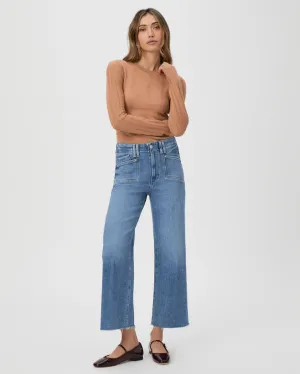 Paige Anessa W/ Set In Pockets   Raw Hem, Sunnie Distressed