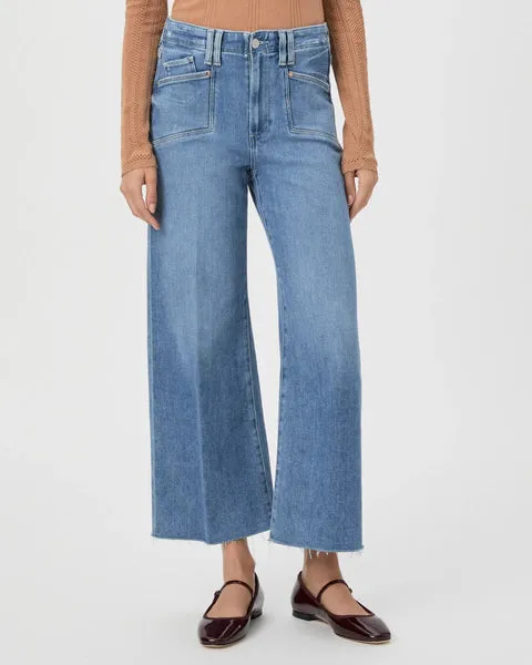 Paige Anessa W/ Set In Pockets   Raw Hem, Sunnie Distressed