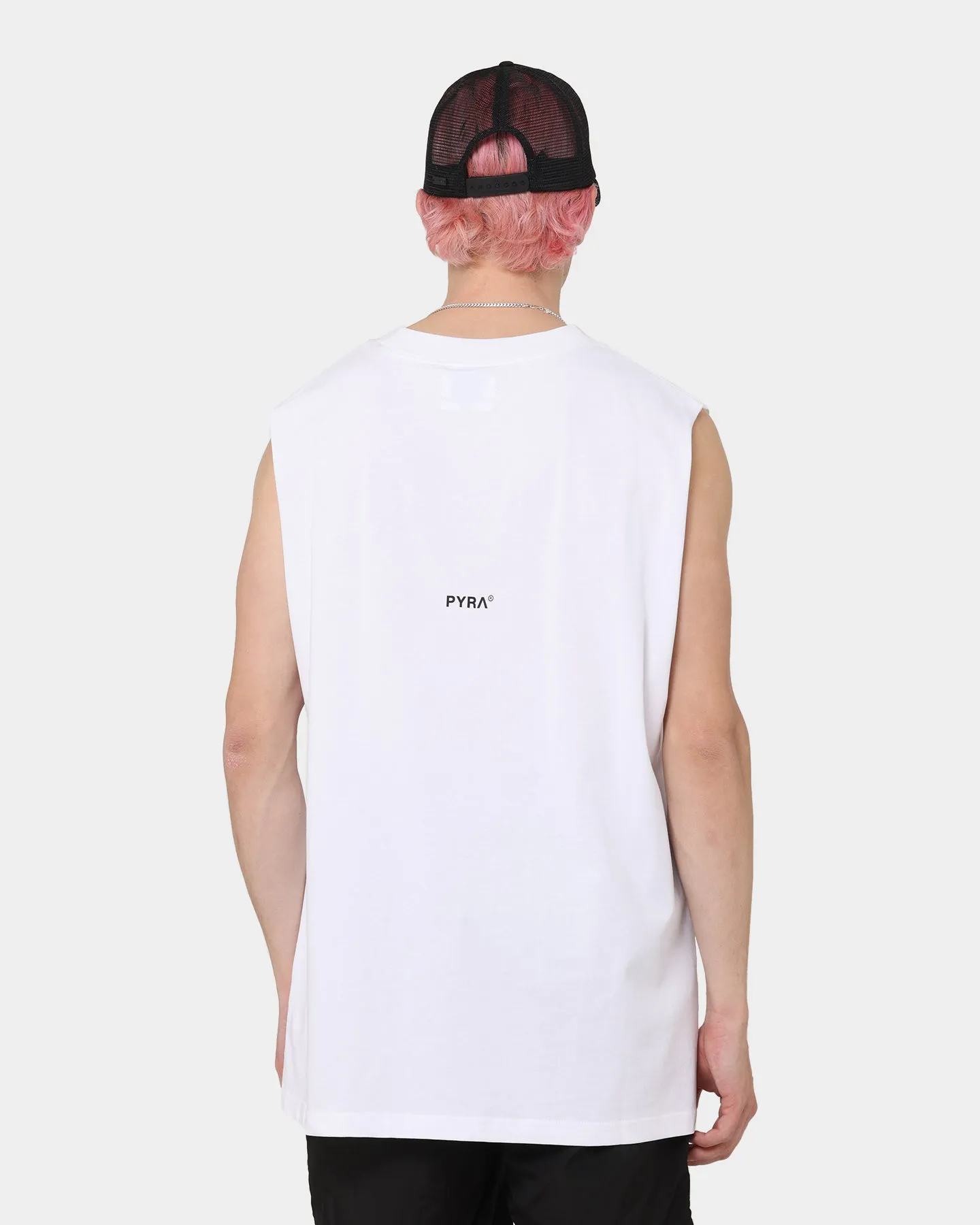PYRA Micro Elements Tank T-Shirt White/Black