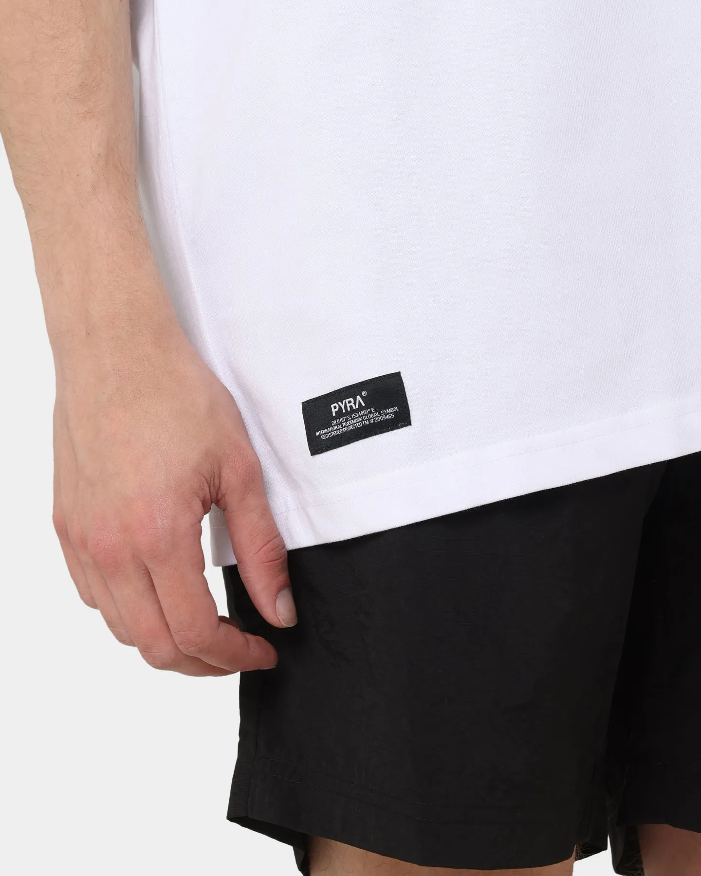 PYRA Micro Elements Tank T-Shirt White/Black