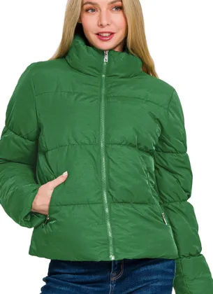 Quilted Puffer Jacket
