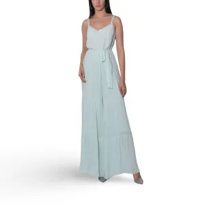 Sleeveless Belted Jumpsuit