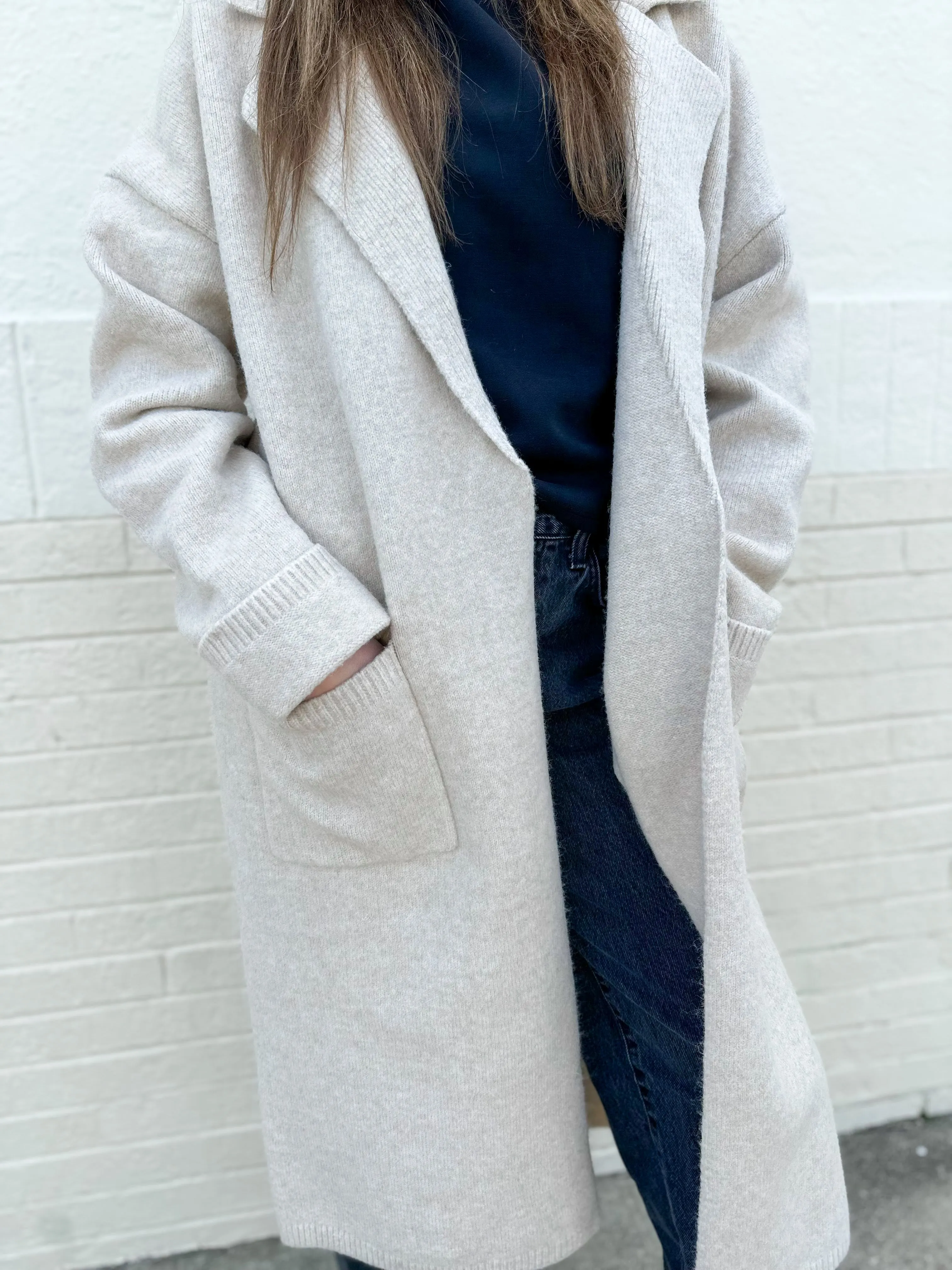 Soft Classic Knit Trench
