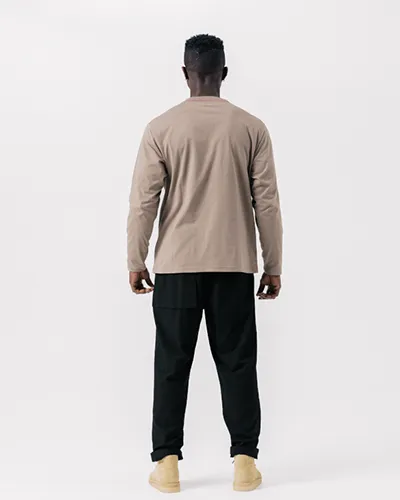 Soft Cotton Logo Long Sleeve T-Shirt
