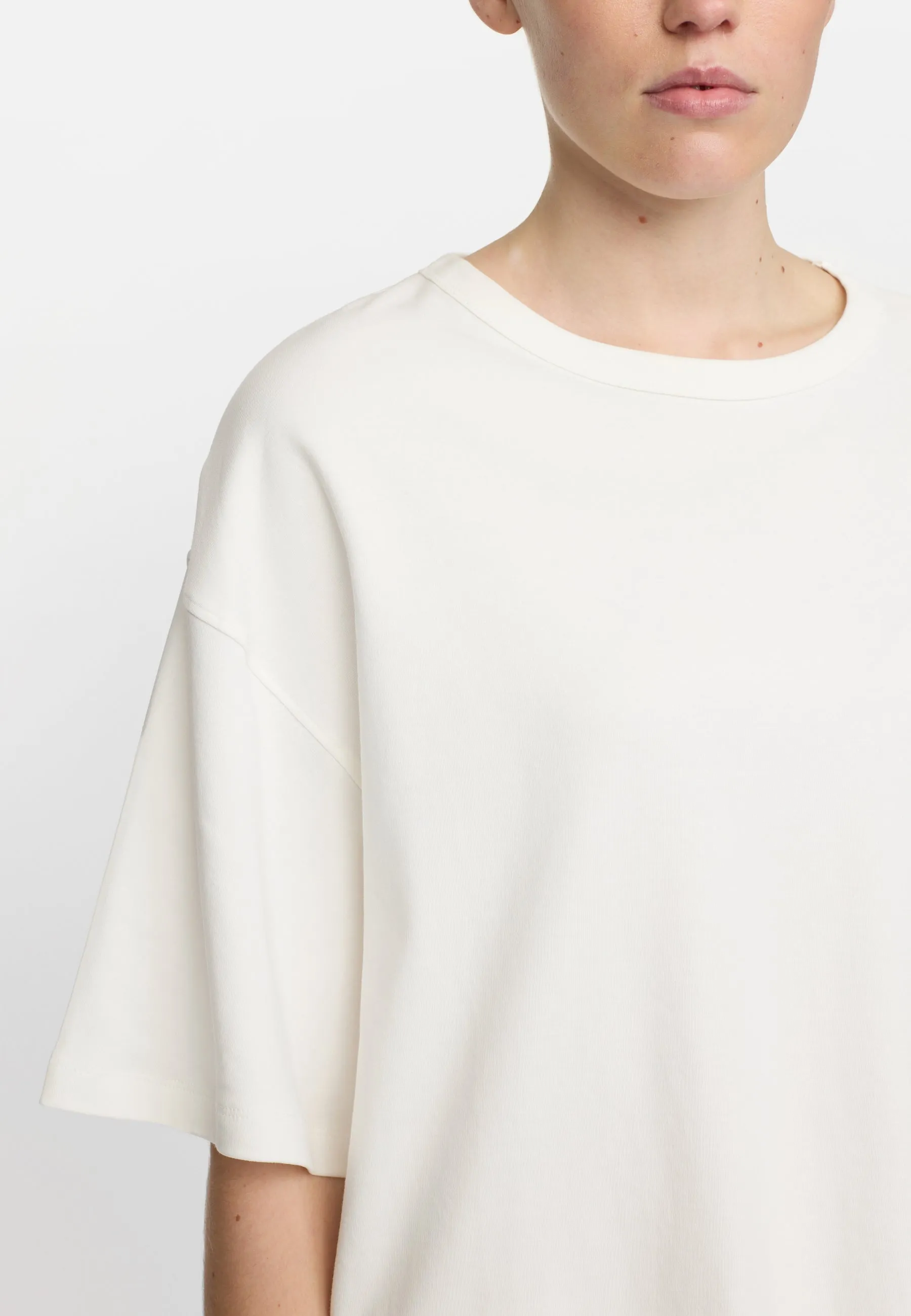 SRHella Wide T-shirt GOTS - Snow White