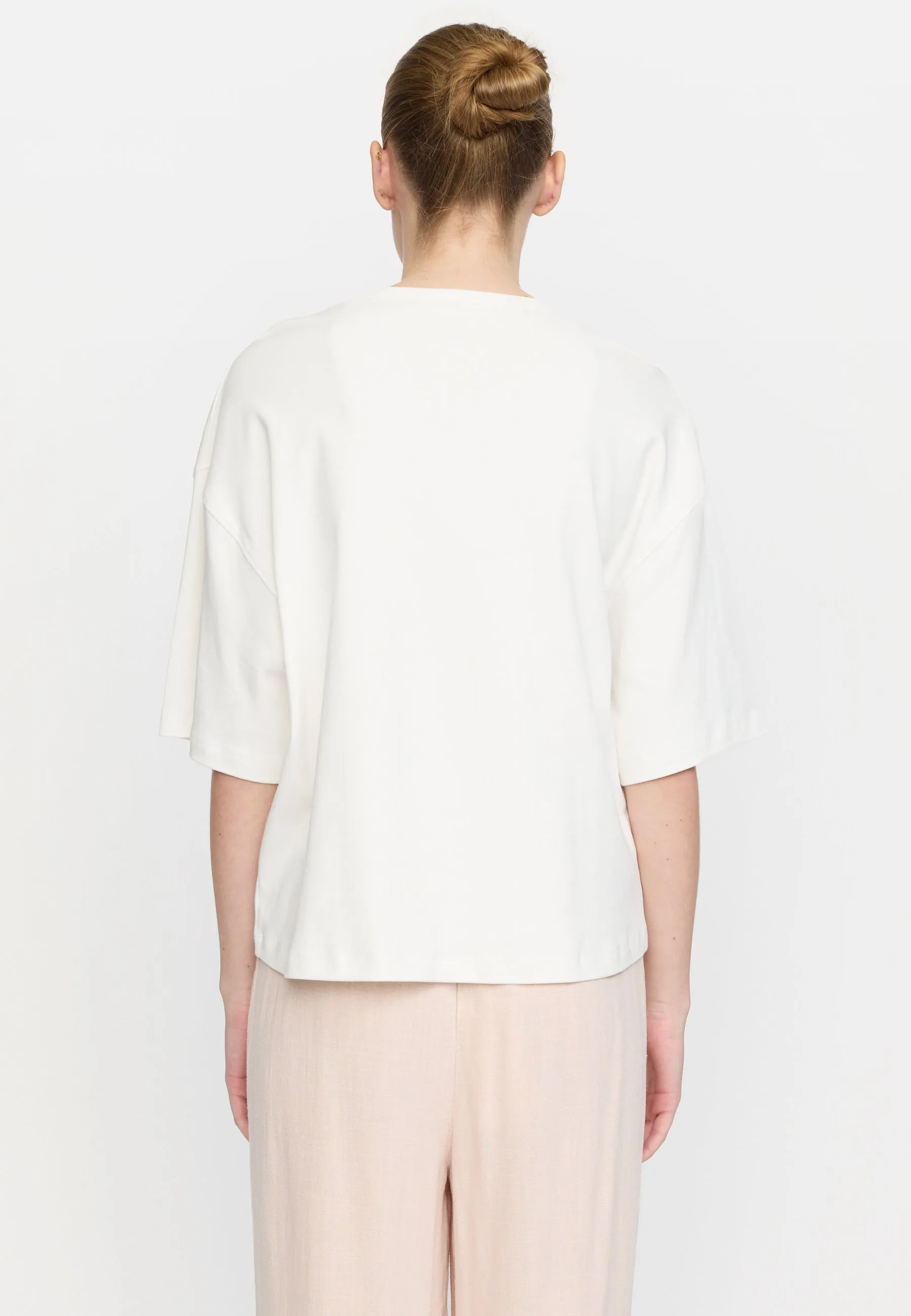 SRHella Wide T-shirt GOTS - Snow White