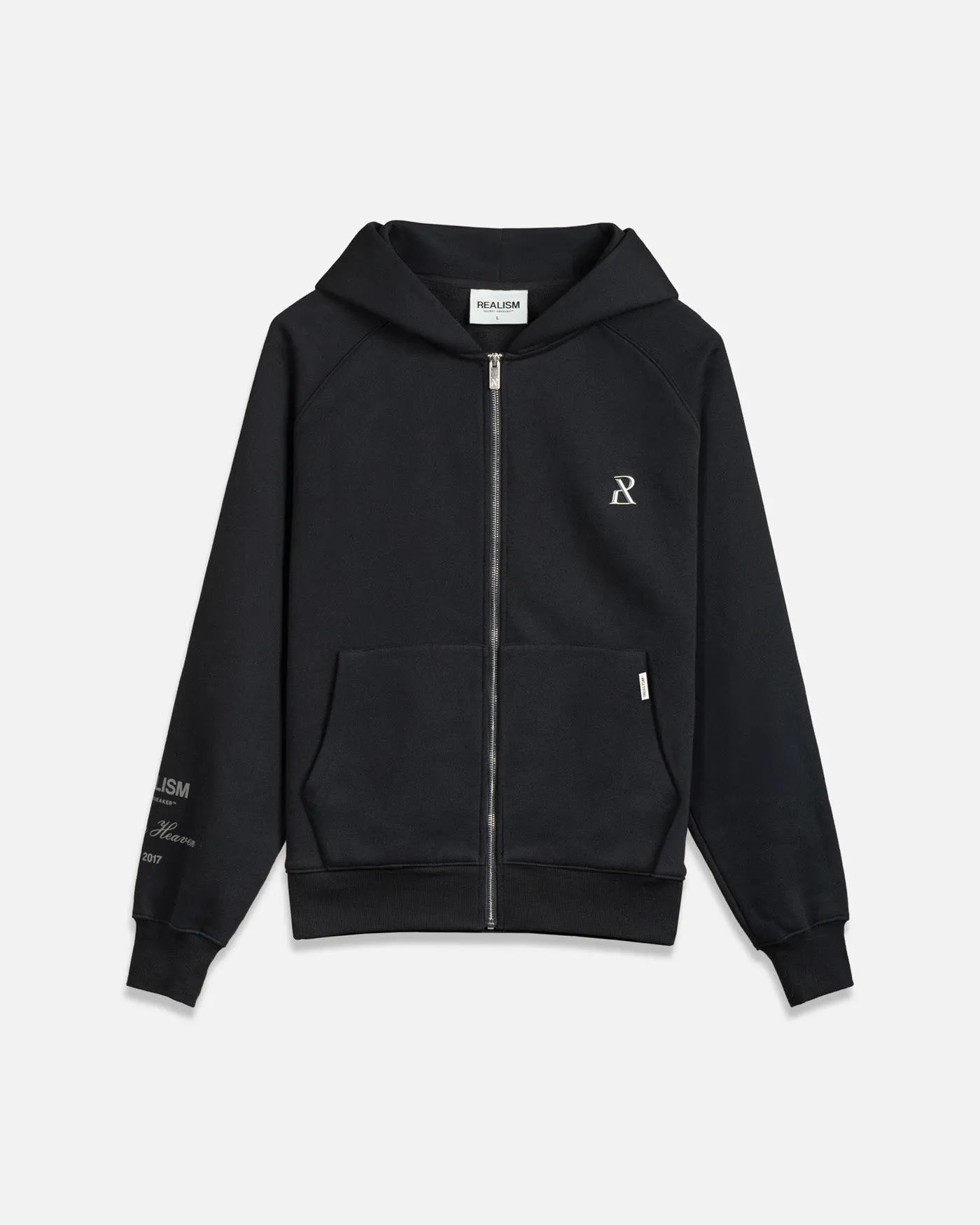 SSS REALISM RADIANT ZIP HOODIE BLACK