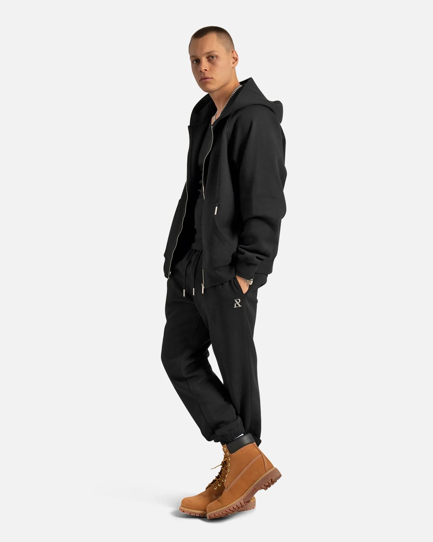 SSS REALISM RADIANT ZIP HOODIE BLACK