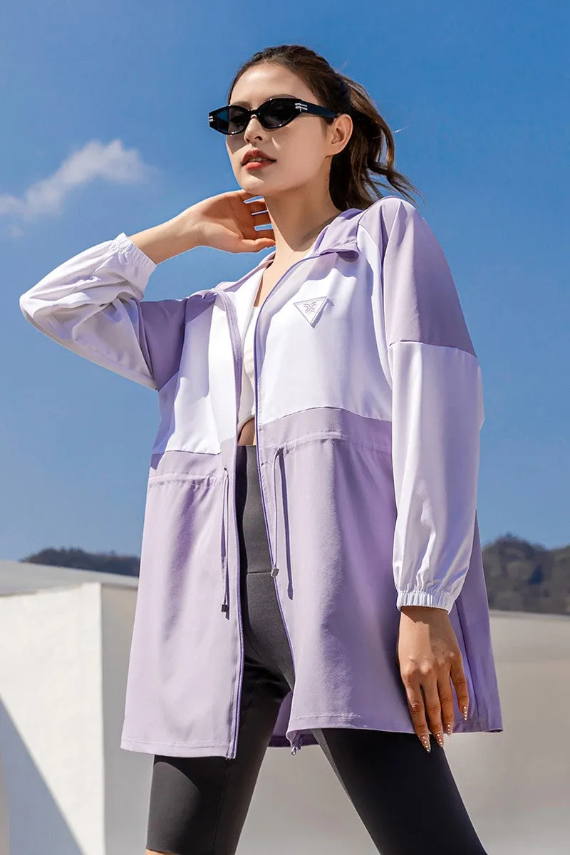 Sun Protection Lightweight Hoodie Windbreaker