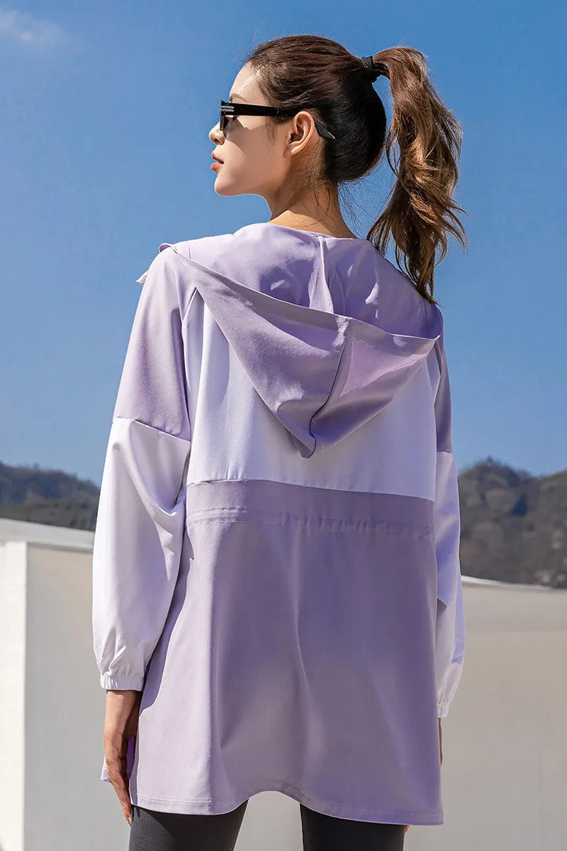 Sun Protection Lightweight Hoodie Windbreaker