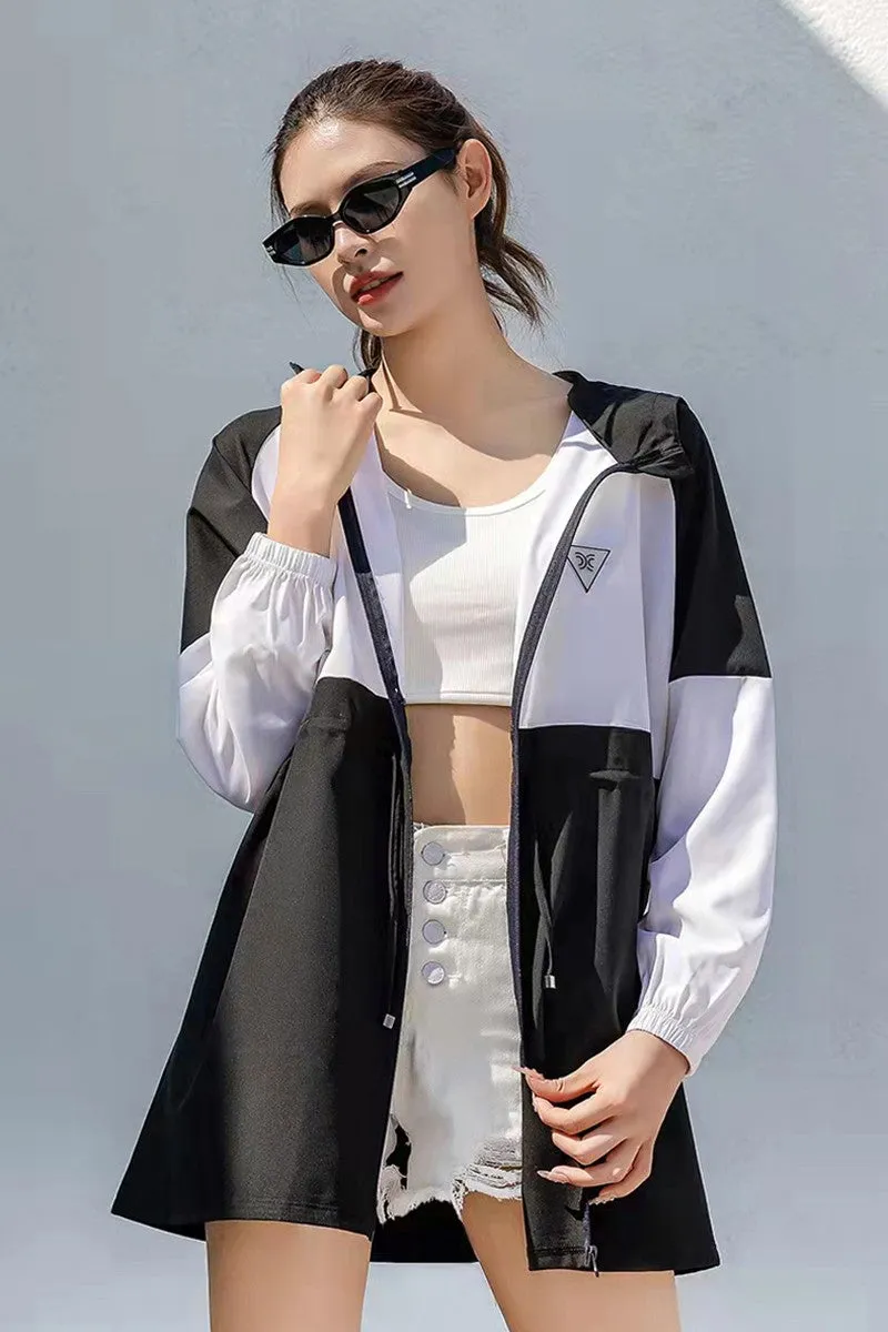 Sun Protection Lightweight Hoodie Windbreaker