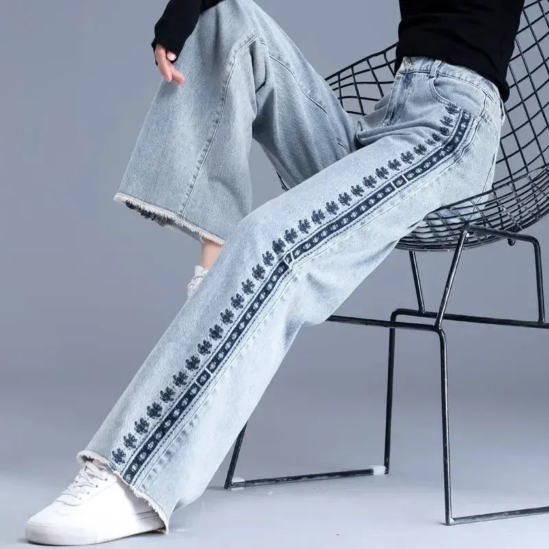 VINTAGE CUT WIDE-LEG JEANS