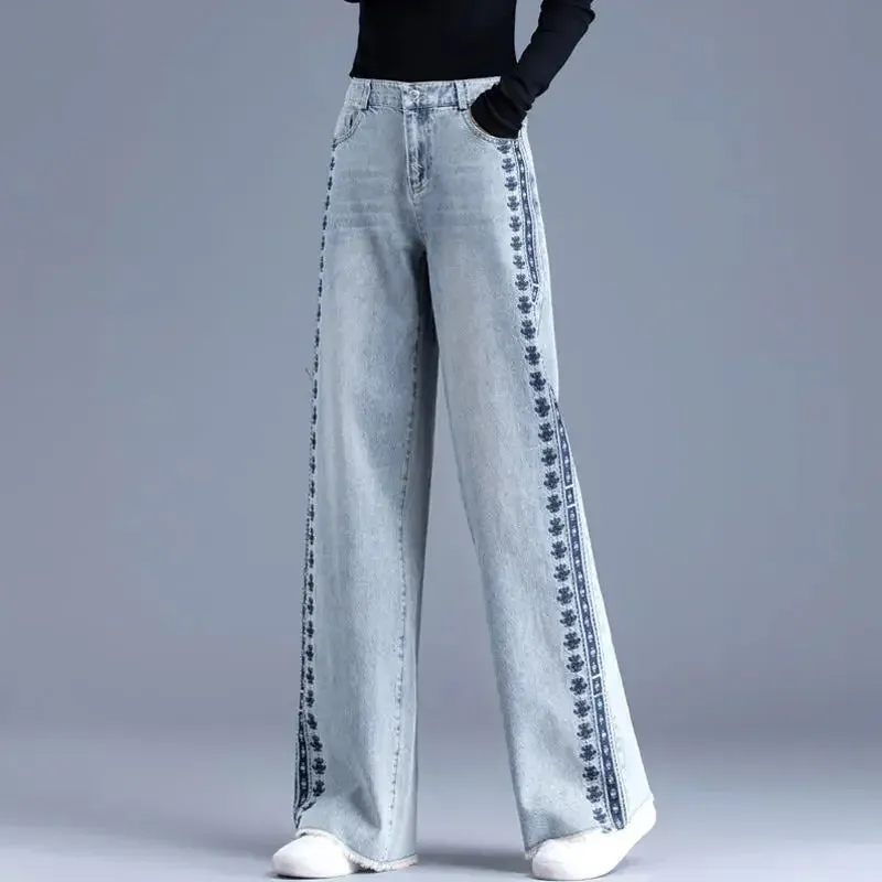 VINTAGE CUT WIDE-LEG JEANS