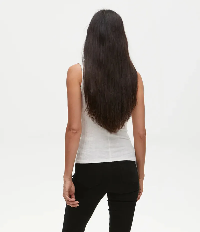 Violet Ribbed Tank