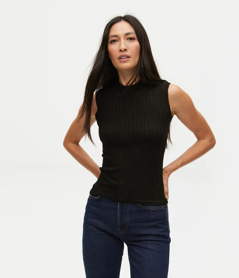 Violet Ribbed Tank